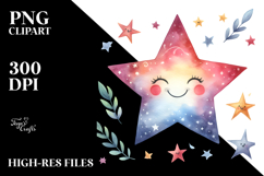 Simple Whimsical Star, Transparent PNG Product Image 2