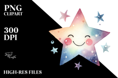 Simple Whimsical Star, Transparent PNG Product Image 2