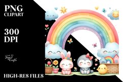 Cute Rainbow PNG Product Image 2