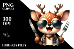 Funny Cute Owl Holding Pizza Slice Clipart Product Image 429