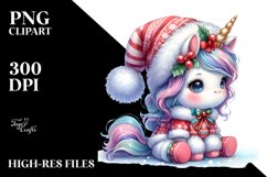 Pastell Baby Unicorn Clipart Product Image 3