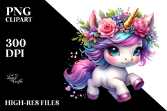 Vibrant Flower Monkey PNG Product Image 2