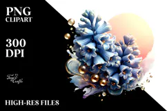 Abstract Golden Hyacinth PNG Product Image 2