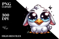 Cute Bird with Large Udder PNG Product Image 2