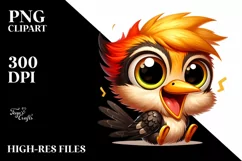 Crazy Baby Woodpecker Clipart Product Image 3