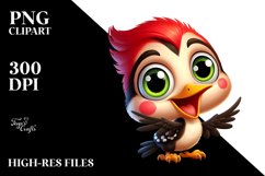 Crazy Baby Woodpecker Clipart Product Image 1