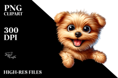 Yorkipoo Crazy Looking Ice Cracks | Clipart Product Image 2