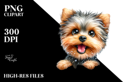 Yorkipoo Crazy Looking Ice Cracks | Clipart Product Image 2