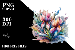 Pastel Wooden Iris PNG Product Image 2