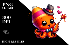 Funny Tiny Kraken PNG Product Image 2