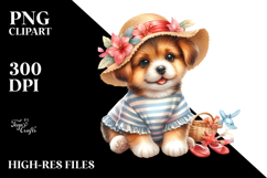 Cute Beach Puppy, High Details PNG Product Image 2