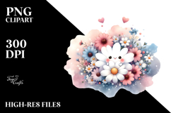 Colorful Flower Flowers PNG Product Image 2