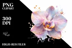 Pastel Shiny Orchid made of Transparent Product Image 3