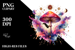 Magical Celestial Mushroom Tarot PNG Product Image 2