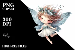 Snowflakes Wind Fairy PNG Product Image 3