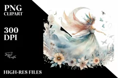 Boho Watercolor Fairy, Transparent PNG Product Image 2