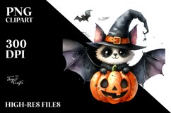 Funny Haloween Bat Centered | Clipart Product Image 3