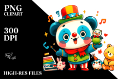 Funny Vibrant Watercolor Cute Scene Product Image 2