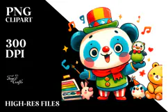 Funny Vibrant Watercolor Cute Scene Product Image 2