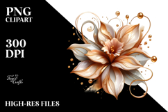 Glossy Daffodil in Metallic PNG Product Image 2
