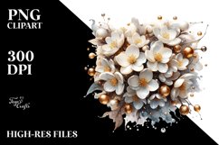 Glossy Jasmine y Clipart Product Image 1