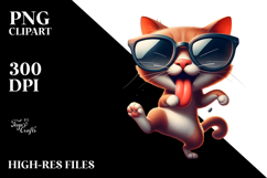 Vibrant Cat, Transparent PNG Product Image 2
