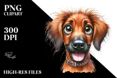Happy Rhodesian Ridgeback Baby, Transparent PNG Product Image 2