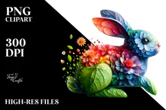 Vibrant Bunny Mushroom, Transparent PNG Product Image 2