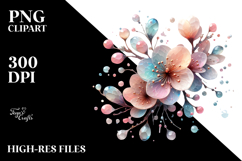 Shiny Cherry Blossom PNG Product Image 2