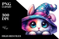 Vibrant Watercolor Cute Rabbit PNG Product Image 2