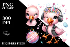 Energic Baby Flamingo PNG Product Image 2