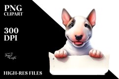 Funny Baby Bull Terrier | Clipart Product Image 3