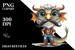 Expressive Dragon, Transparent PNG Product Image 2
