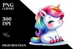 Simple Vibrant Baby Unicorn Halloween Drawing Sublimation Product Image 3