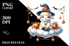Lamb Halloween Jacko Lanterns PNG Product Image 2