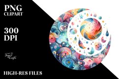 Colorful Vibrant Tree | Sublimation Clipart Product Image 3