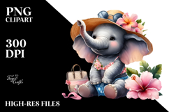 Digital Baby Elephant, Transparent PNG Product Image 2