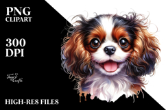 Watercolor Baby Cavalier King Charles Spaniel Product Image 2