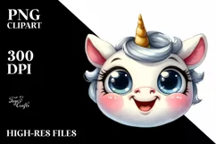 Funny Baby Unicorn with Big Eyes Product Image 3