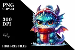 Angry Dragon with es, Transparent PNG Product Image 2