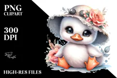 Baby Swan Hat Sunglasses PNG Product Image 2