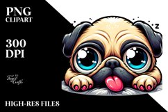 Crazy Pug Baby, Transparent PNG Product Image 2