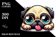 Crazy Pug Baby, Transparent PNG Product Image 2