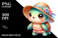 Cute Baby Turtle PNG Product Image 2