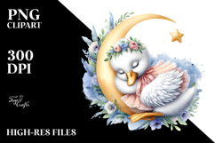Vibrant Moonlight Tiger Sailor Suit Clipart Product Image 2