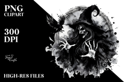 Gothic Evil Witch, Transparent PNG Product Image 2