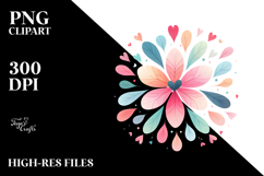 Pastel Boho Flower, Transparent PNG Product Image 2