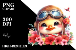 Colorful Baby Duck, PNG Product Image 2
