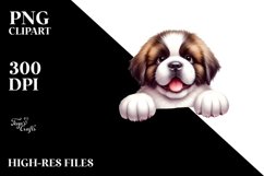 Funny Baby Saint Bernard | Clipart Product Image 3