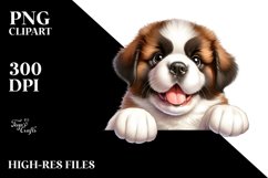 Funny Baby Saint Bernard | Clipart Product Image 1